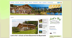 Desktop Screenshot of linknhof.de