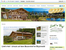Tablet Screenshot of linknhof.de